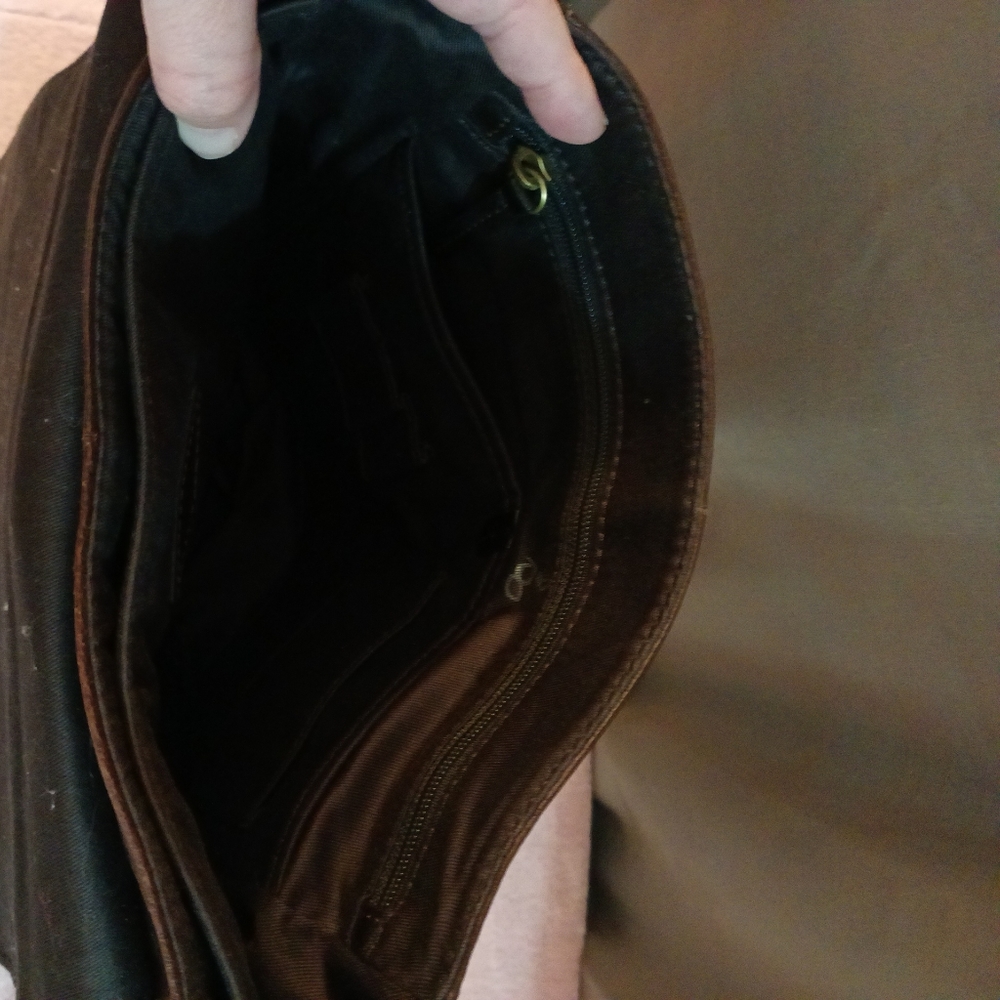 Fossil vintage Leather Crossbody Purse Medium - Picture 8 of 14